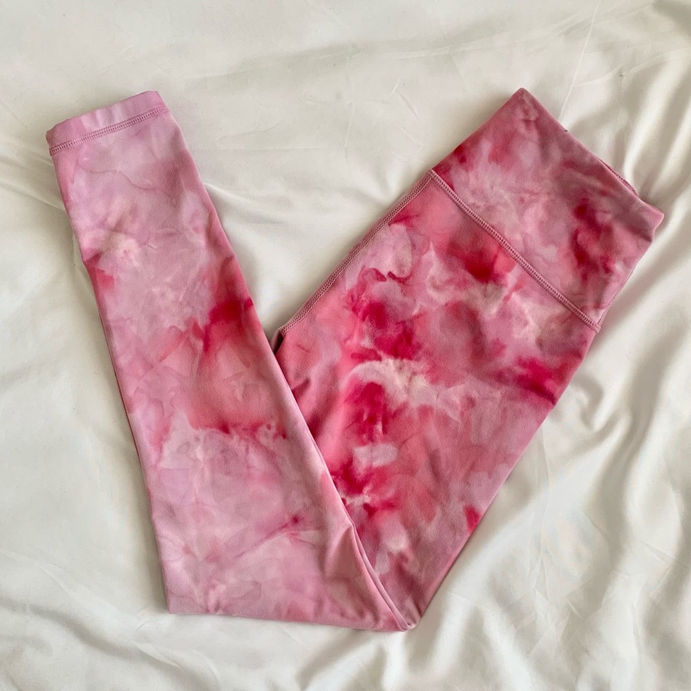 Zella Pink Tie Dye Leggings